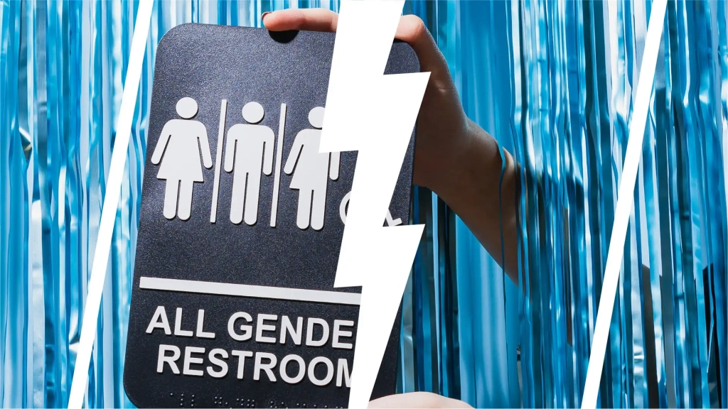 Image to pros cons list Gender neutral toilets